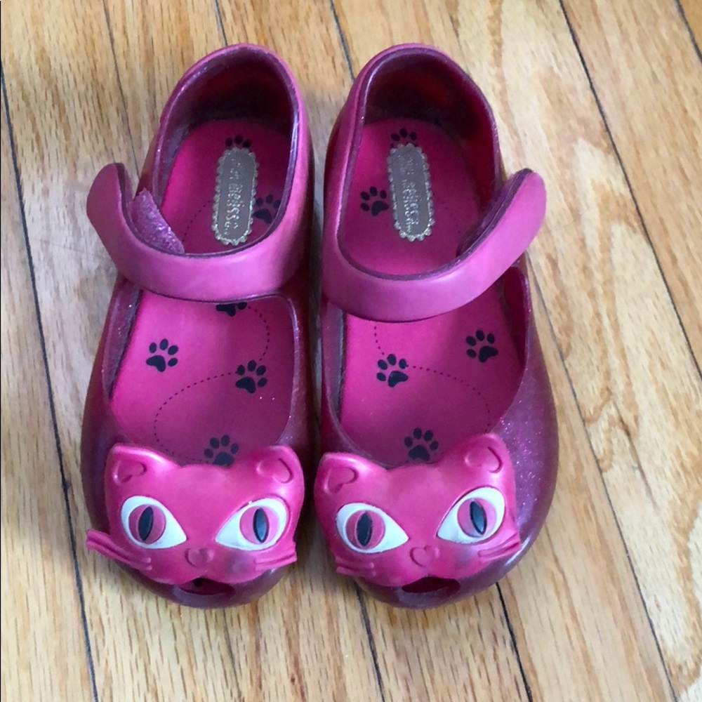 Mini Melissa cat shoes